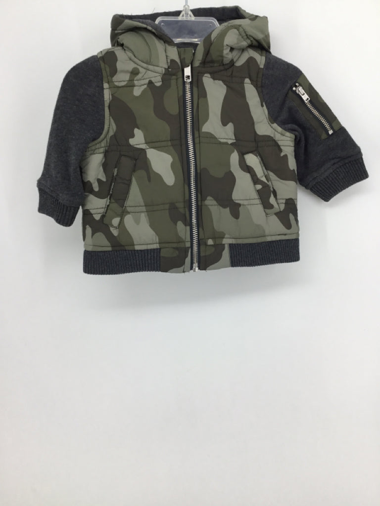 Tucker + Tate Child Size 3 Green Camoflage Jacket - boys