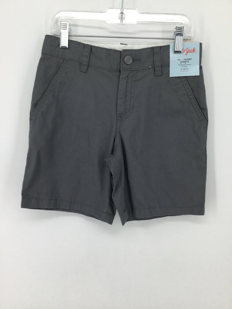 Cat & Jack Child Size 6 Gray Solid Shorts - boys