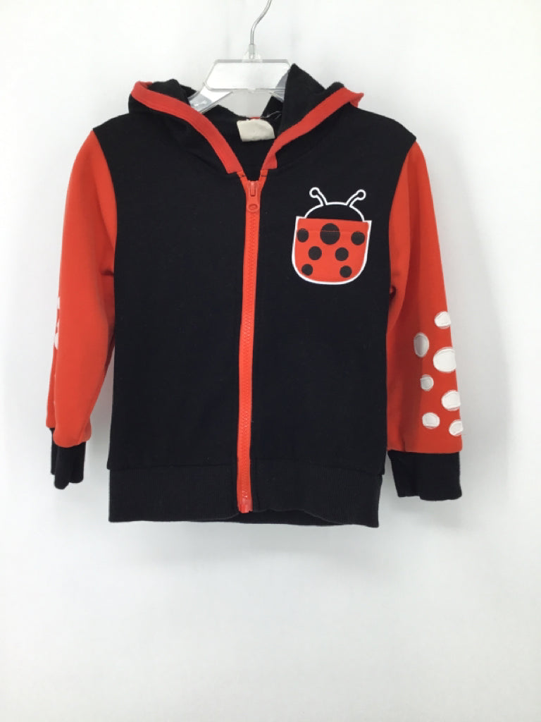 Doodle Pants Child Size 2 Black Hoodie - girls