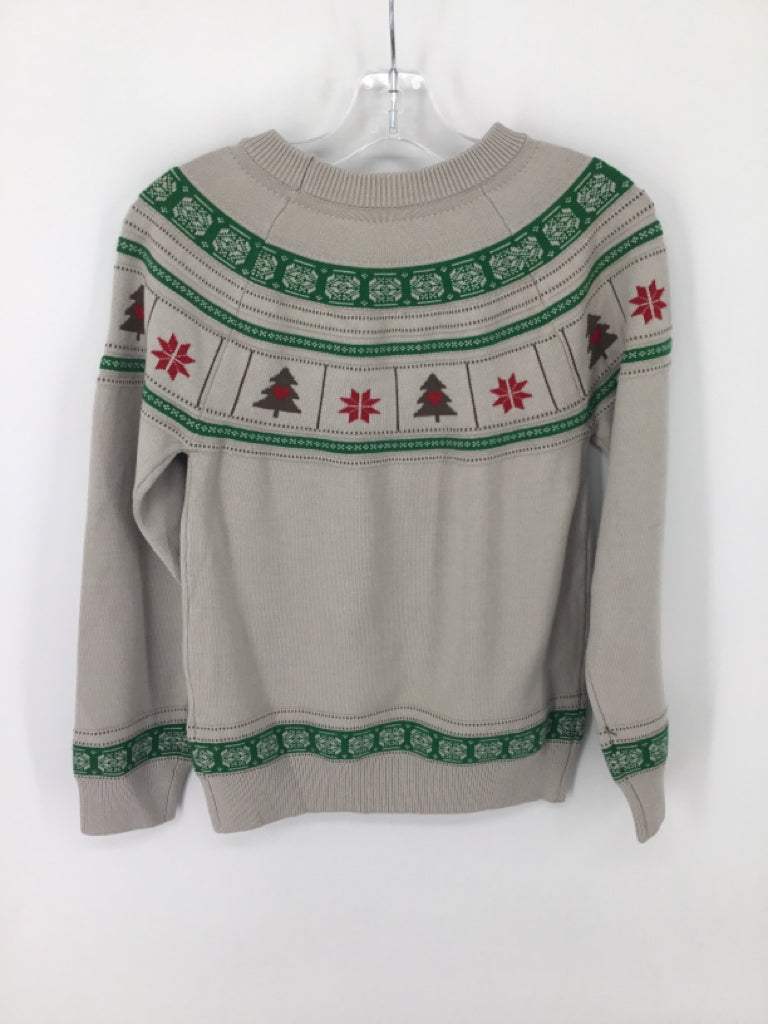 brandless Child Size 12 Gray Christmas Sweater