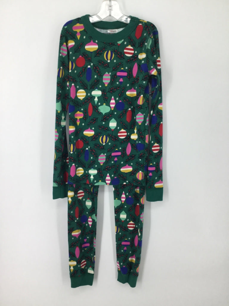 Hanna Andersson Child Size 12 Months Green Christmas Pajamas