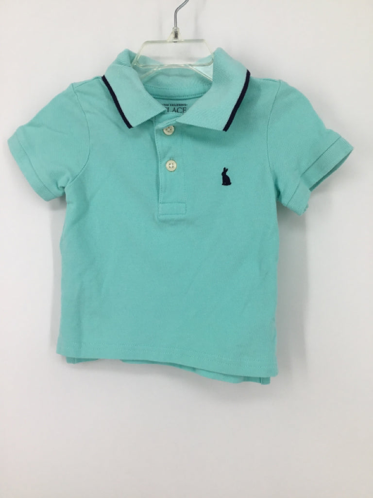 Childrens Place Child Size 6-9 Months Blue Easter Shirt