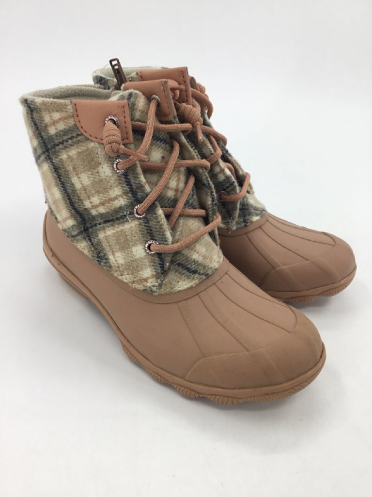 Sperry Child Size 5.5 Youth Pink Rain/Snow Boots