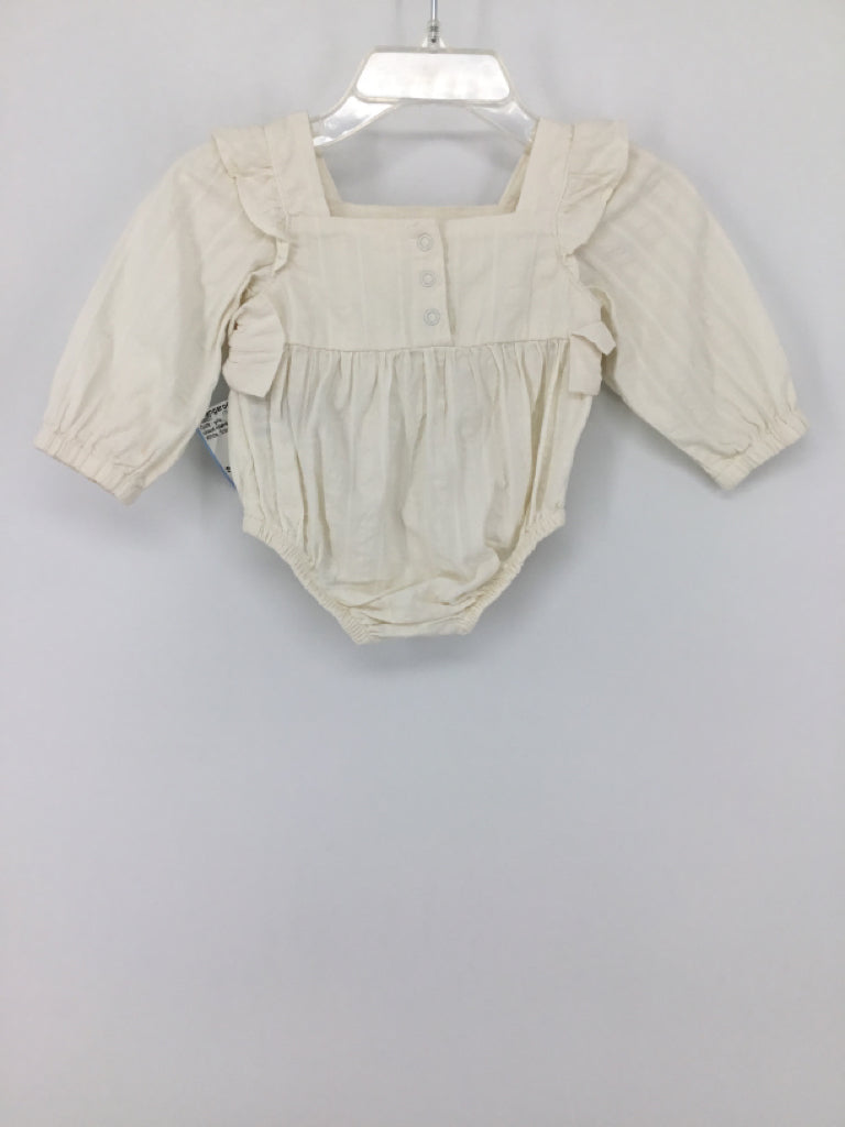 cloud island Child Size Newborn White Outfit - girls