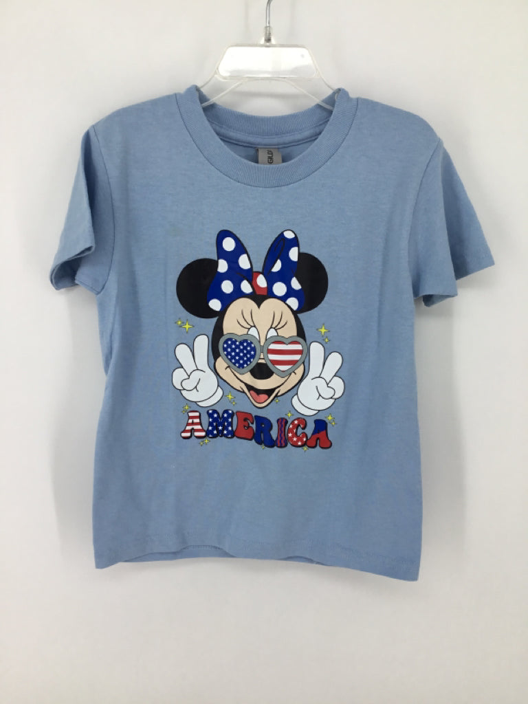 Gildan Child Size 4 Blue Stars & Stripes T-Shirt