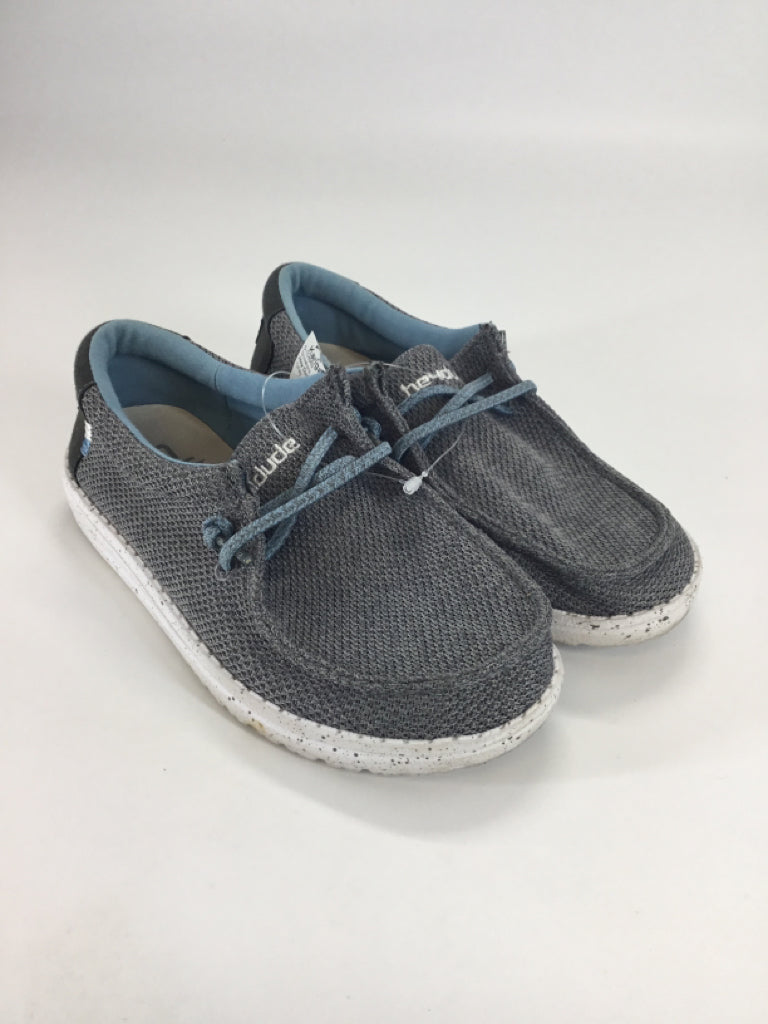 Hey Dude Child Size 3 Youth Gray Sneakers