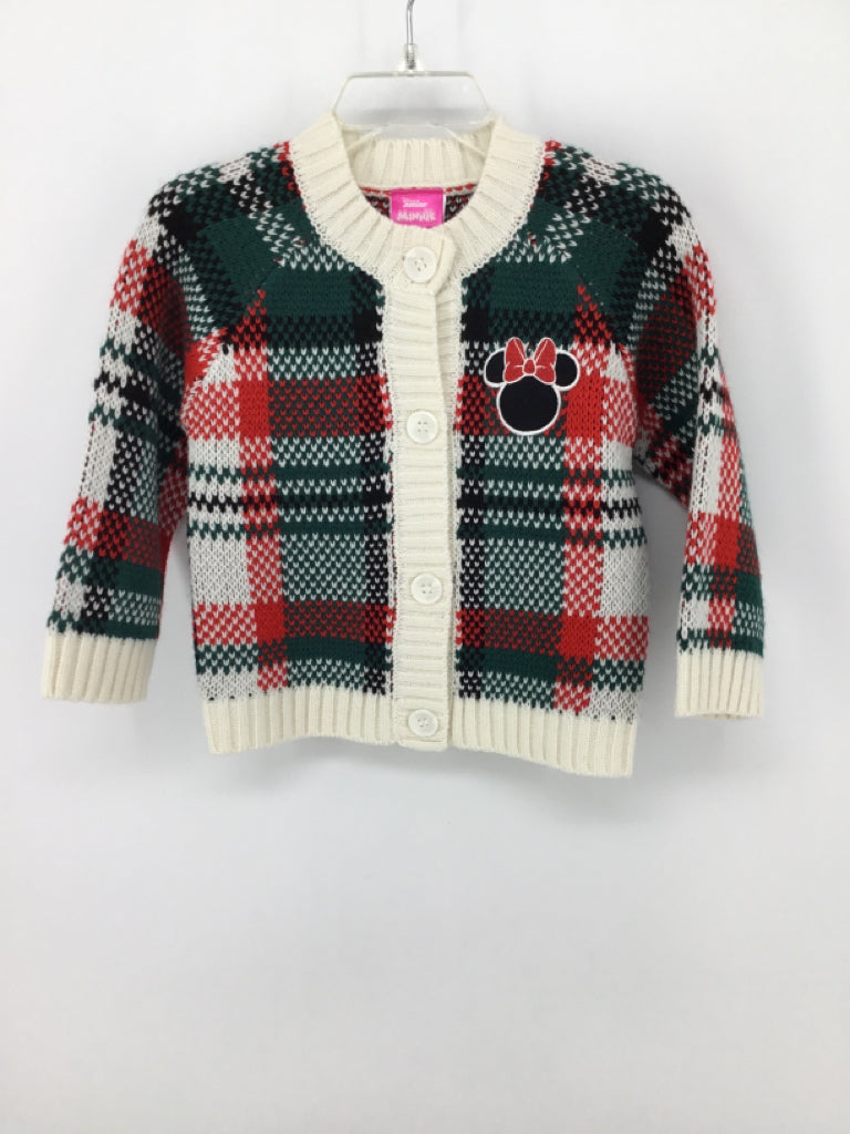 Disney Child Size 12 Months Green Christmas Sweater