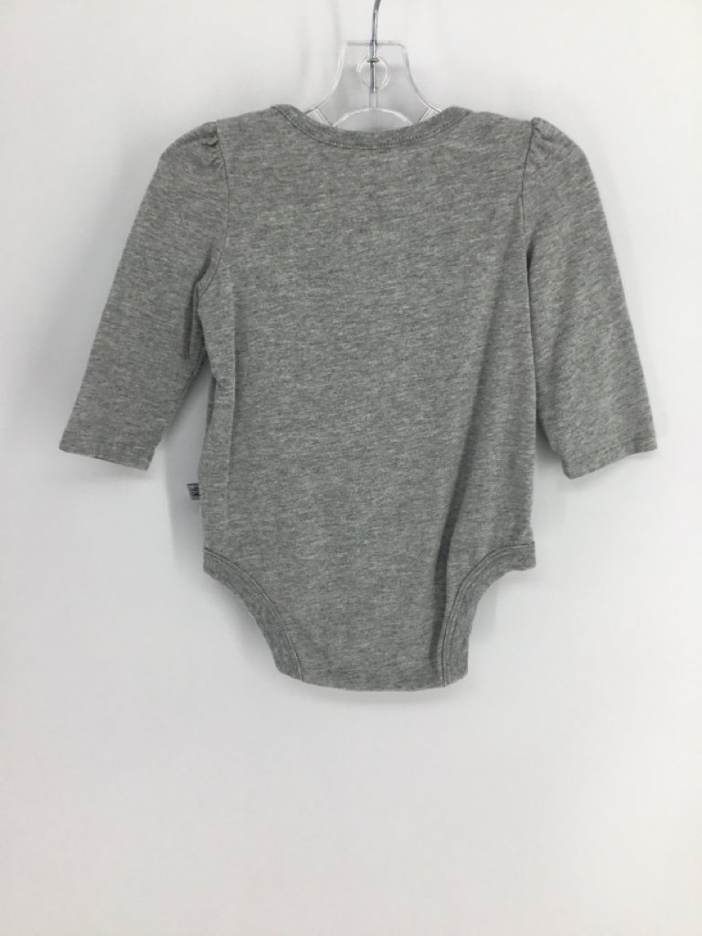 Baby Gap Child Size 3-6 Months Gray Onesie