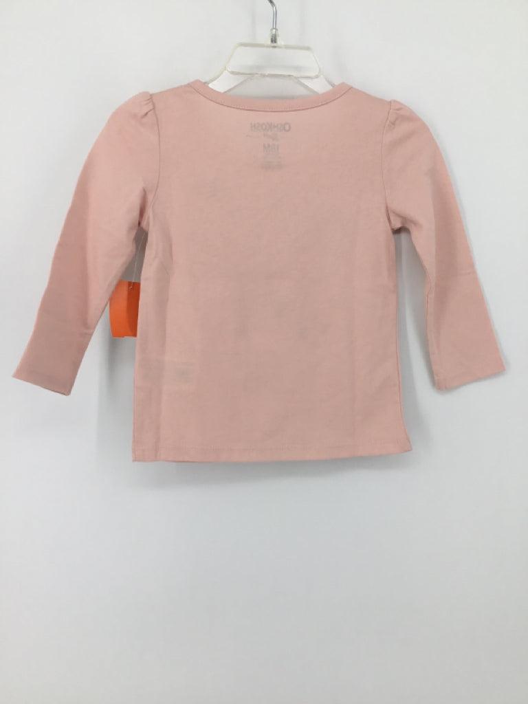 OshKosh B'gosh Child Size 18 Months Pink T-shirt - girls