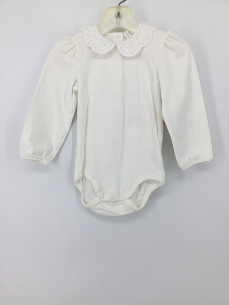 H & M Child Size 18 Months White Onesie