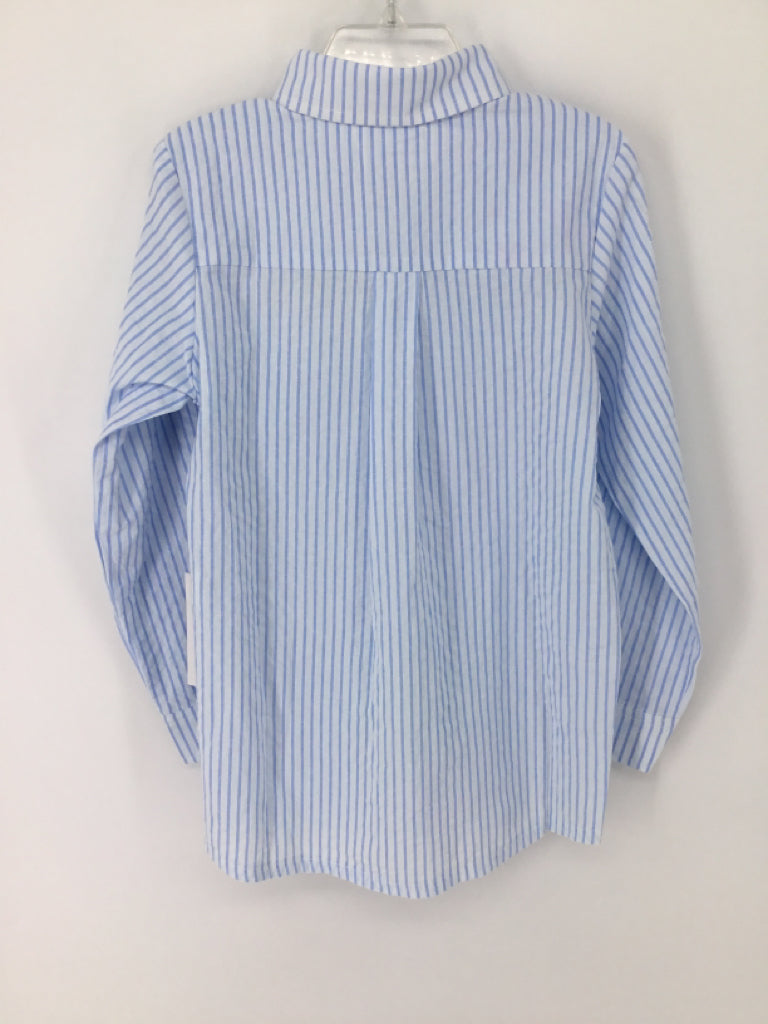Cecil and Lou Child Size 6 Blue Thanksgiving Shirt