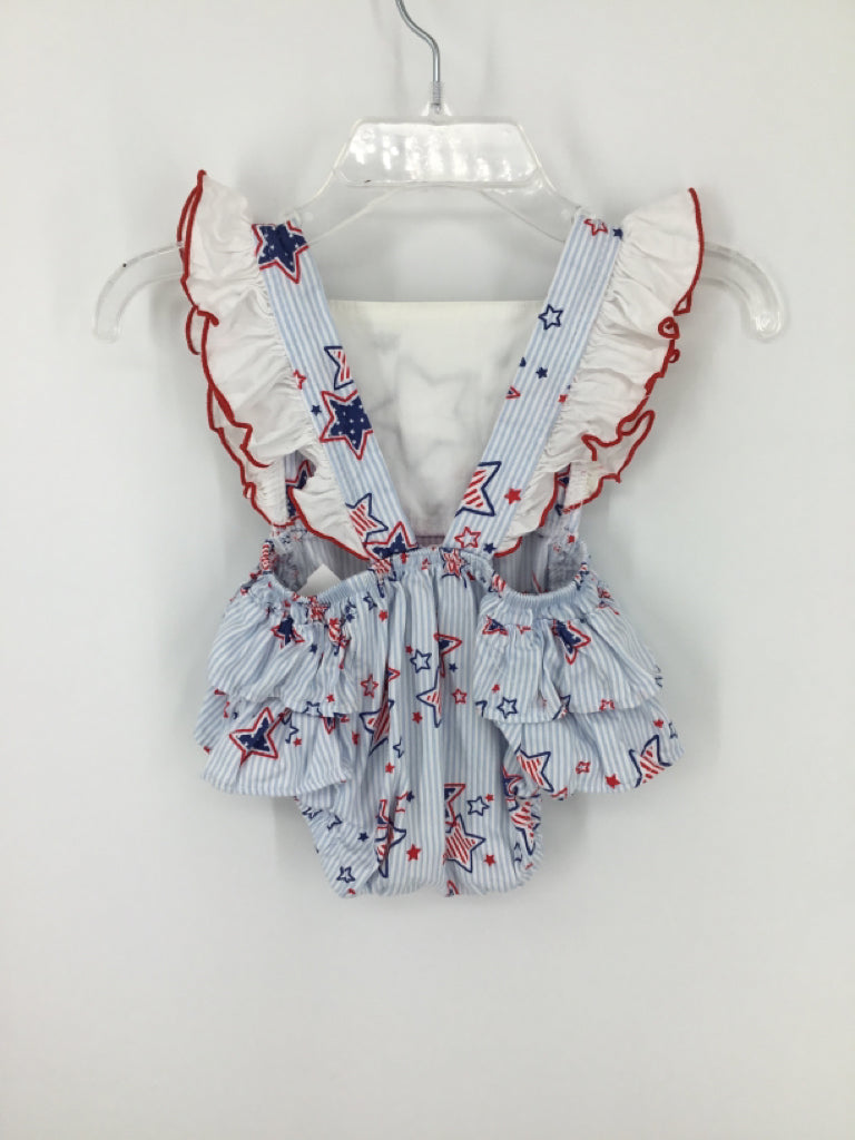 goodlad Child Size 6 Months Blue Stars & Stripes Outfit