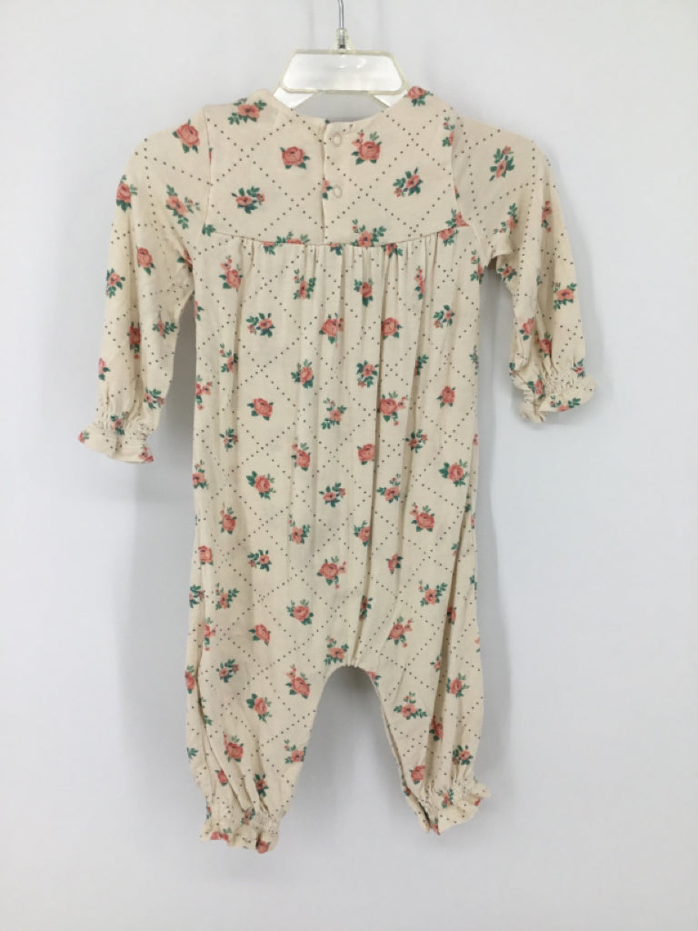 Angel Dear Child Size 3-6 Months Cream Outfit - girls