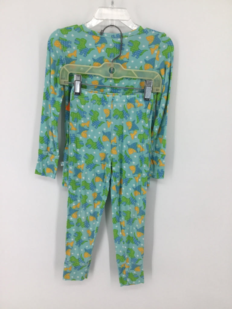 Posh Peanut Child Size 4 Black Print Pajamas - boys