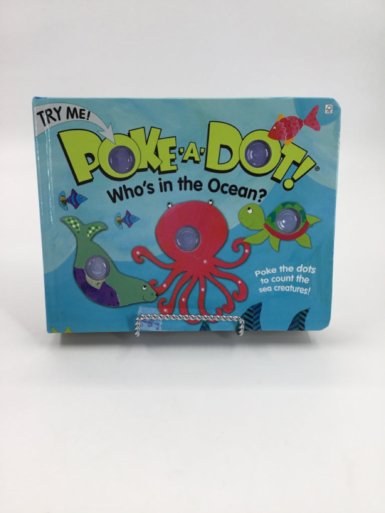 Poke-a-Dot! Who's In the Ocean Board Book