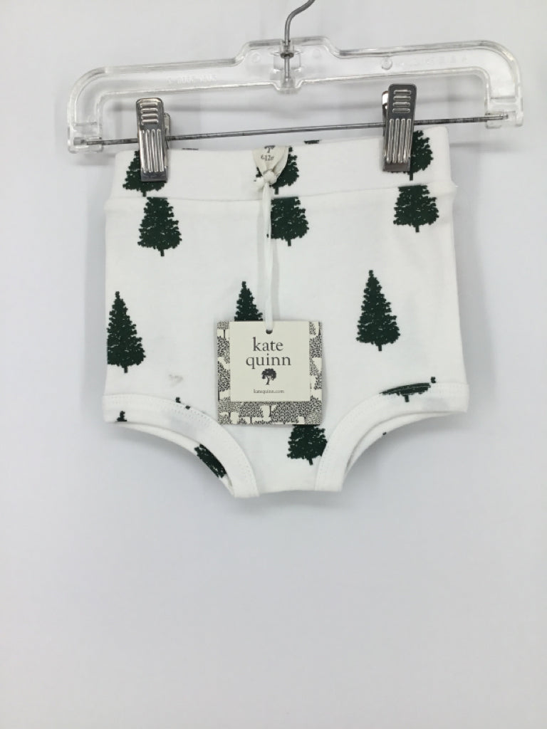 Kate Quinn Organics Child Size 6-12 Months Green Bloomers - girls