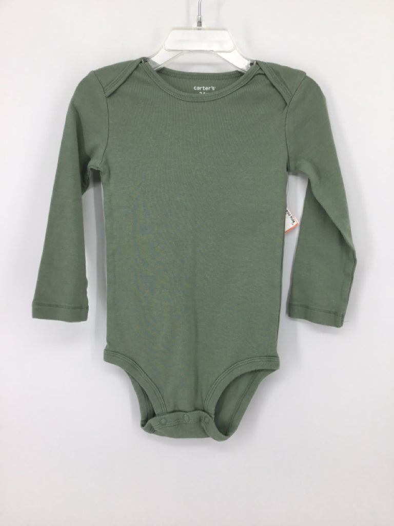 Carter's Child Size 24 Months Green Onesie