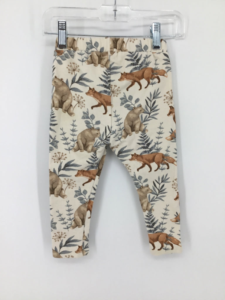 Newbie Child Size 6-12 Months Tan Print Pants - boys