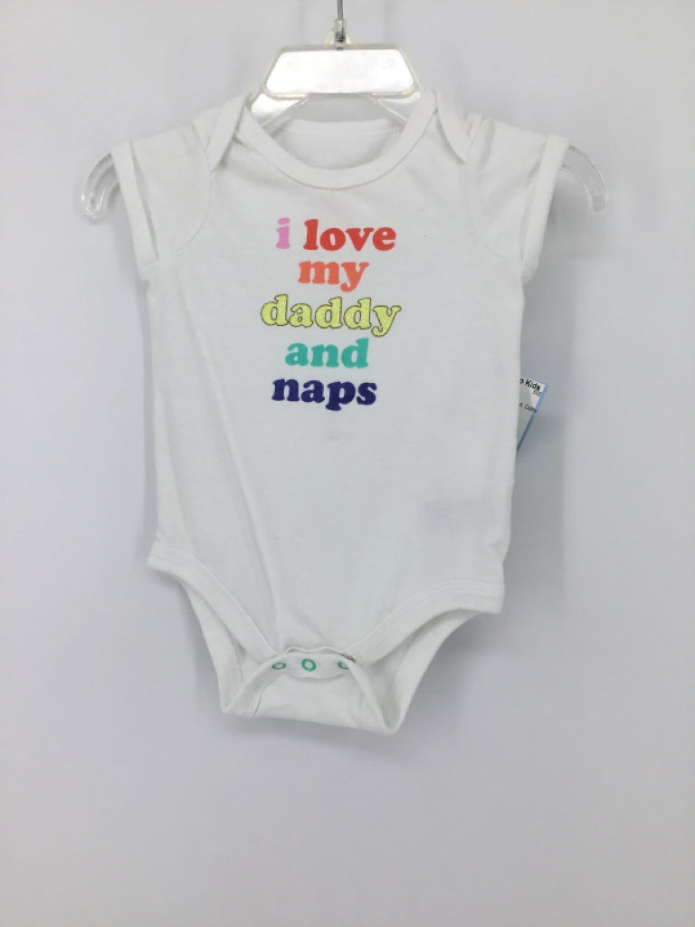 Cat & Jack Child Size 0-3 Months White Onesie