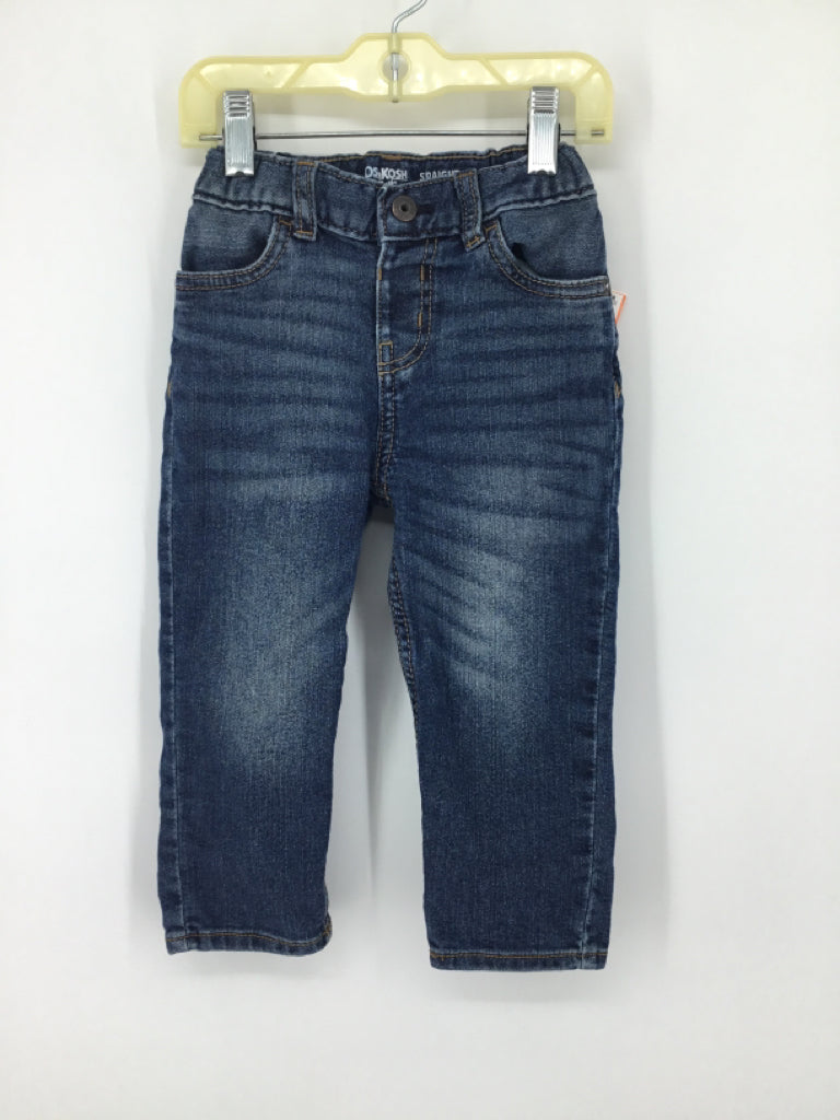 OshKosh B'gosh Child Size 24 Months Blue Solid Jeans - boys