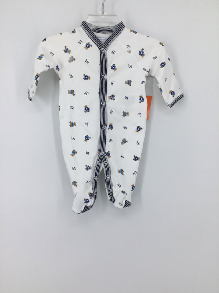 Ralph Lauren Child Size Newborn Navy Sleepers