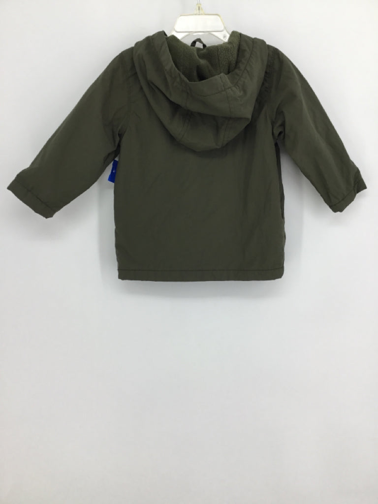 Old Navy Child Size 18-24 Months Green Solid Jacket - boys