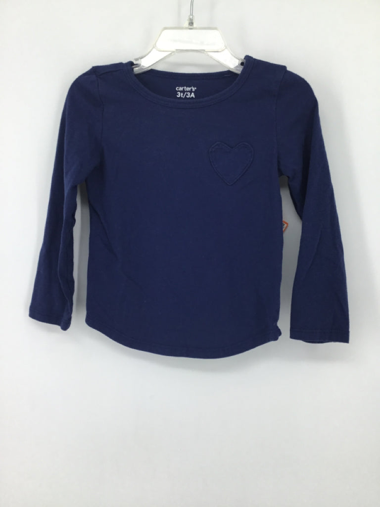 Carter's Child Size 3 Blue T-shirt - girls