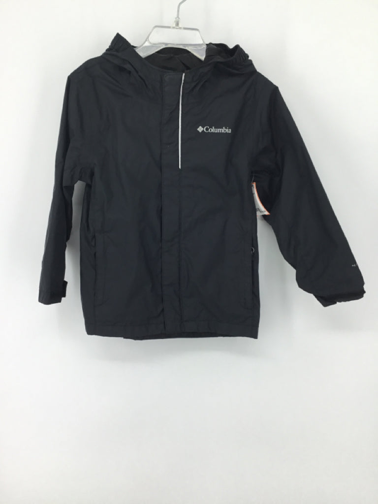 Columbia Child Size 4 Black Solid Raincoat - boys