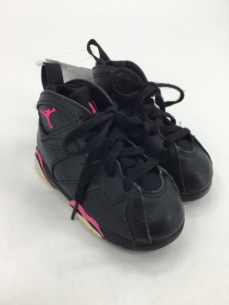 Air Jordan Child Size 6 Toddler Black Sneakers