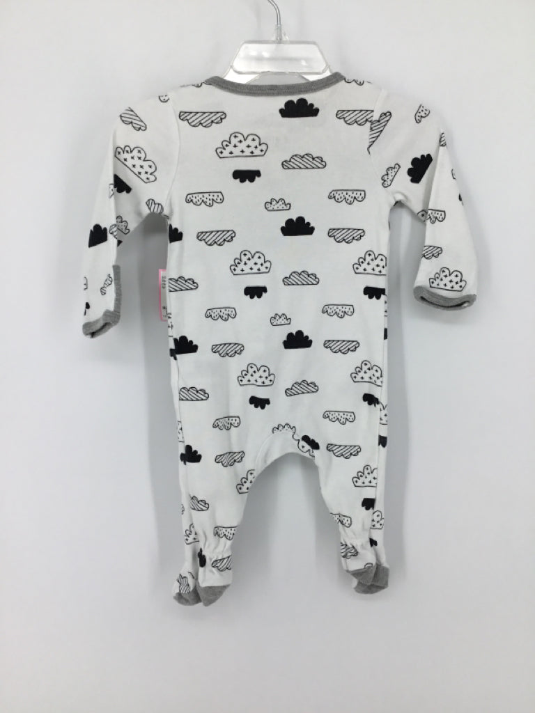 cloud island Child Size 0-3 Months White Sleepers