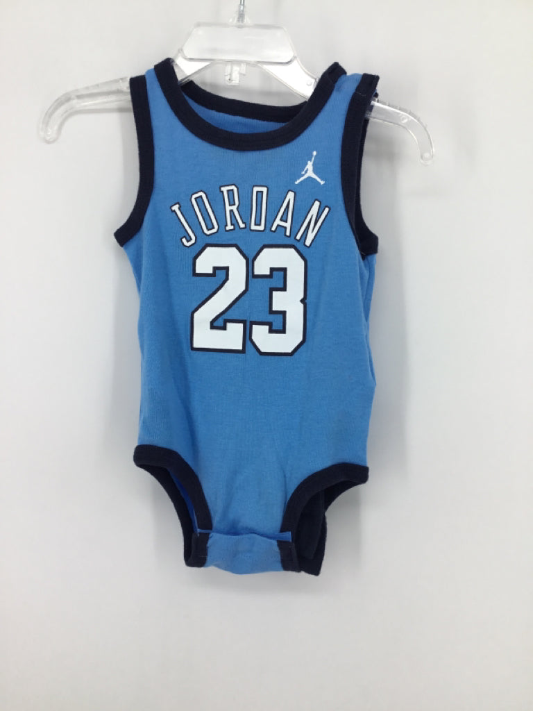 Air Jordan Child Size 12 Months Blue Onesie