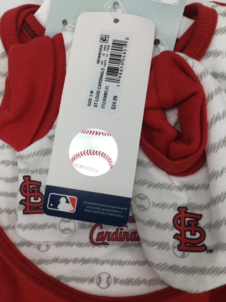 MLB Child Size 3 Months Red Onesie