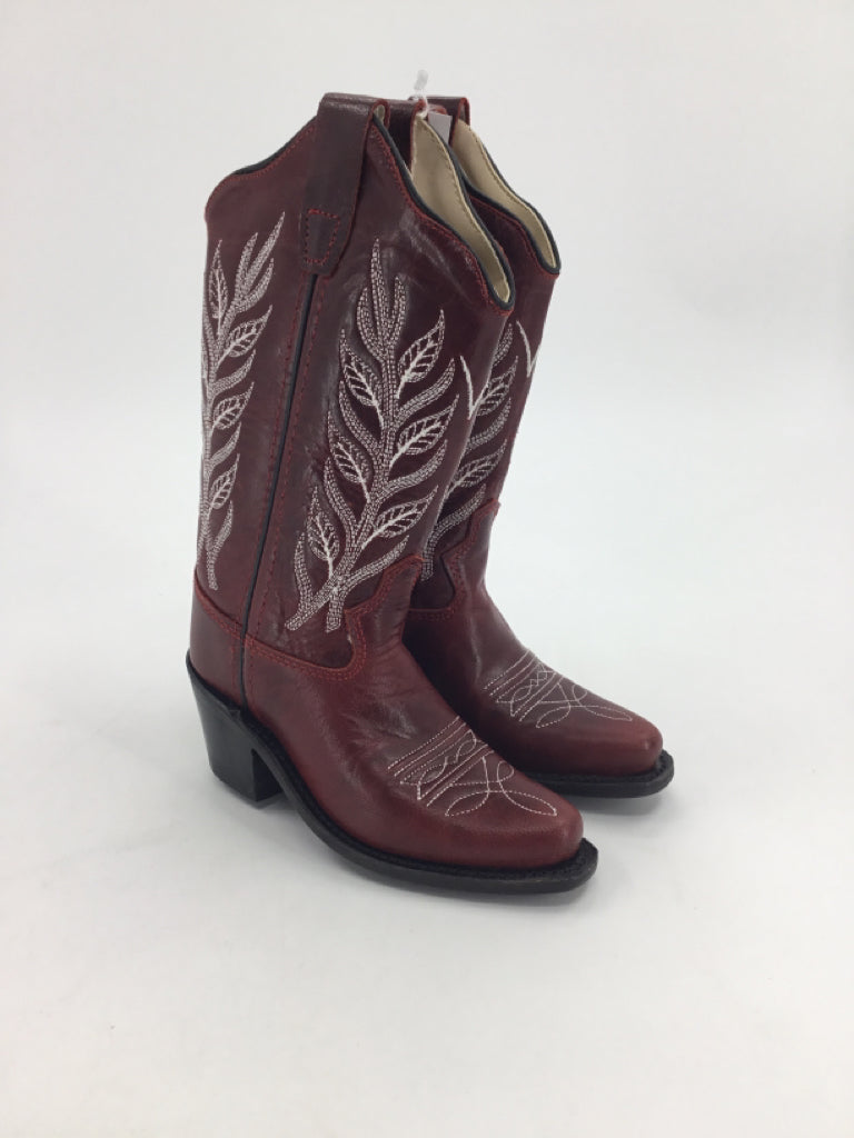 Old West Child Size 8.5 Toddler Red Boots