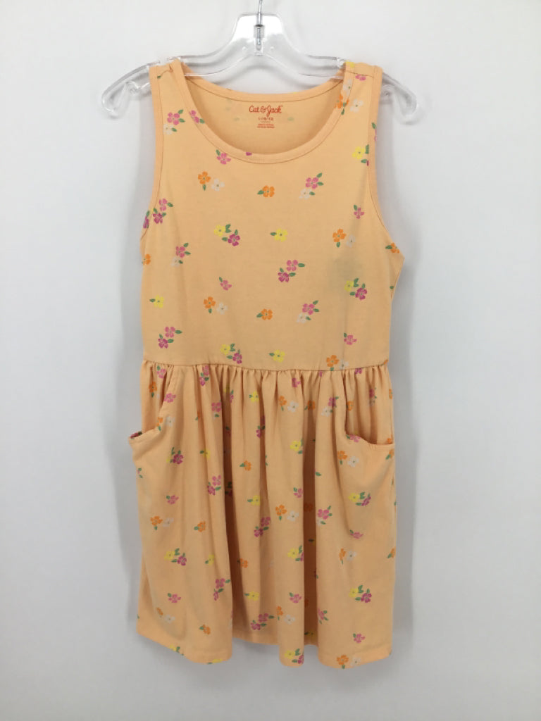 Cat & Jack Child Size 10 Orange Dress - girls