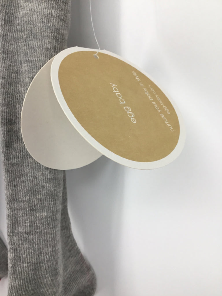 EGG Child Size 0-3 Months Gray Tights - girls