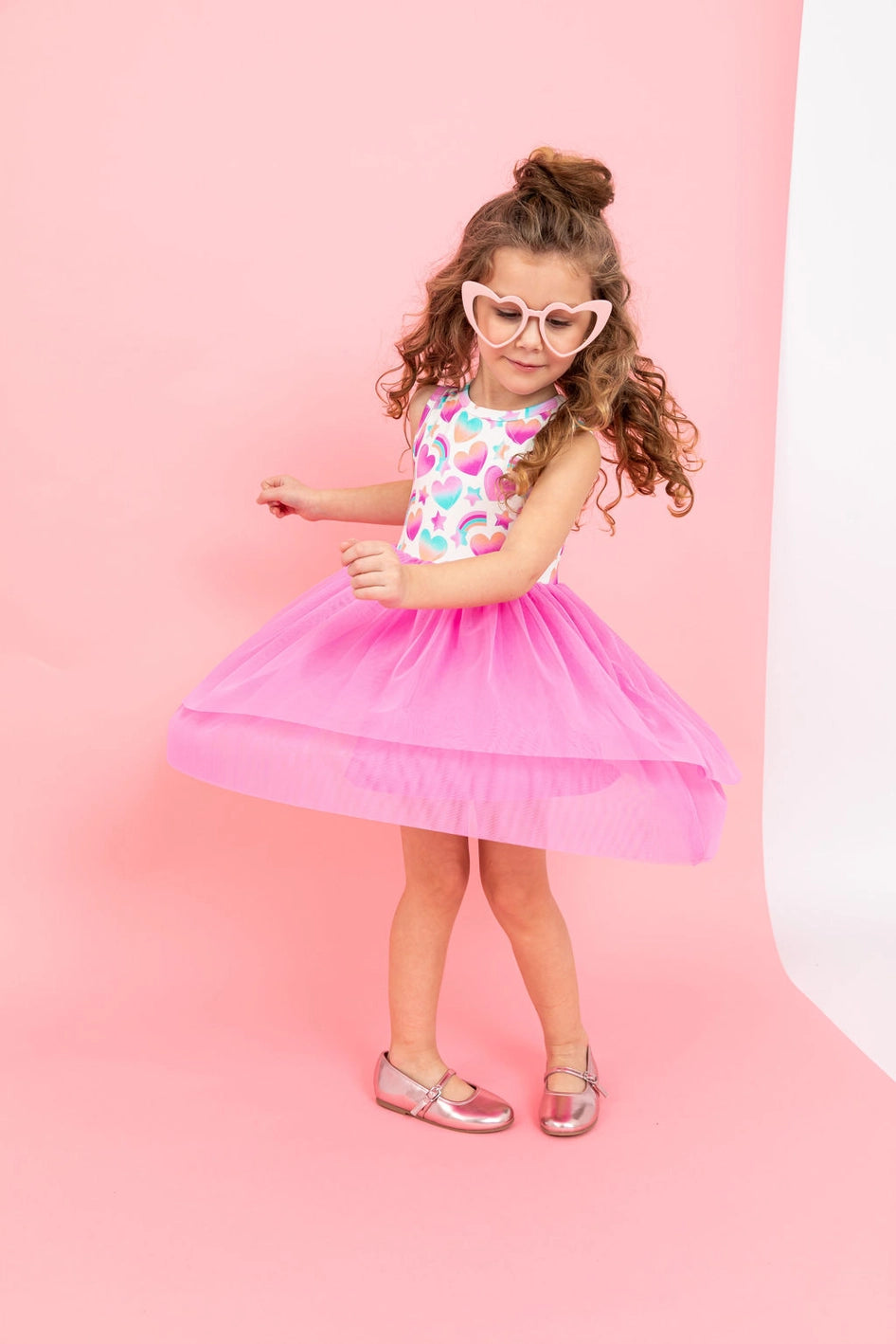 Bird & Bean Bamboo Tulle Dress - True Love