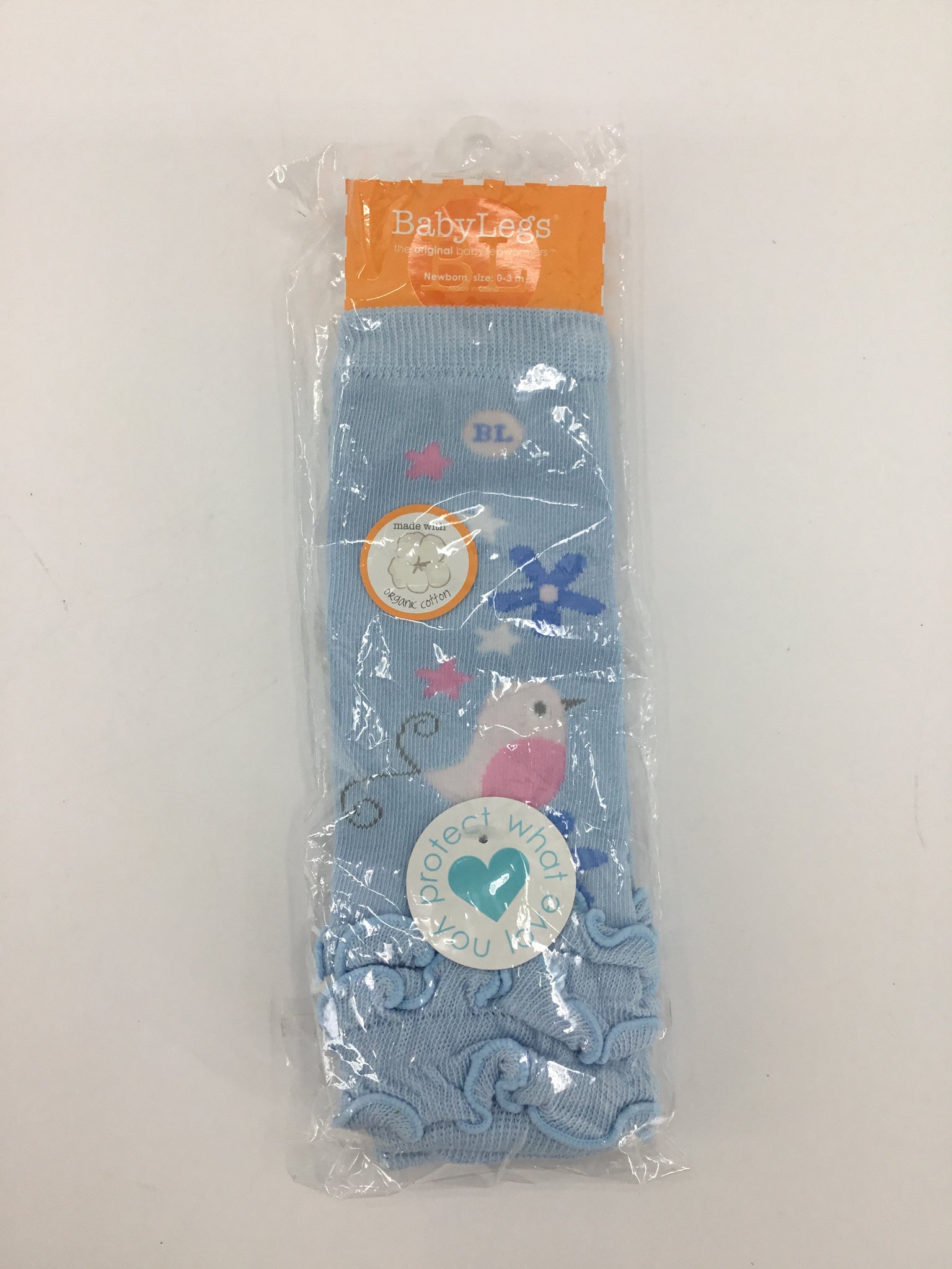 Babylegs Child Size Newborn Blue Floral Babylegs