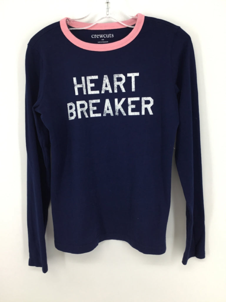 Crewcuts Child Size 10 Navy Valentine's Day T-Shirt