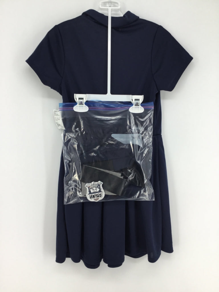 California Costume Child Size 10 Navy Police Officer Halloween Costume