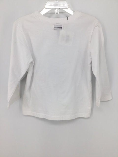 Kakabaka Child Size 4 White Valentine's Day Love Ninja T-Shirt