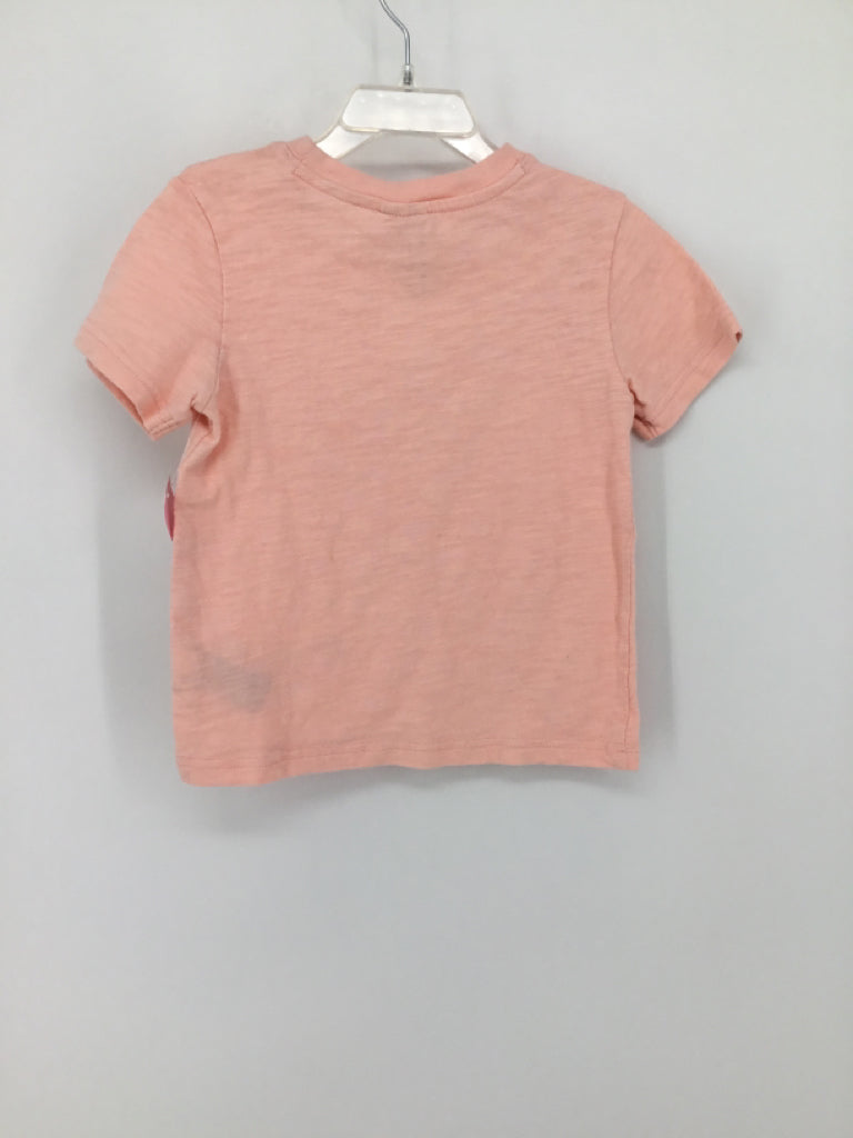 Janie and Jack + Disney Child Size 4 Pink T-shirt - girls