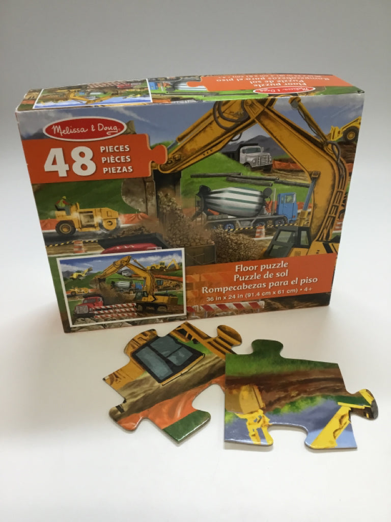 Melissa & Doug Construction Floor Puzzle