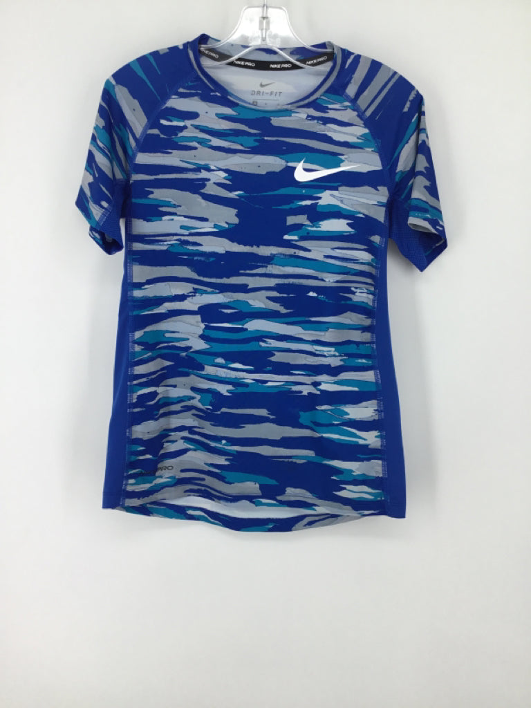 Nike Child Size 10 Blue Polka Dot T-shirt - boys