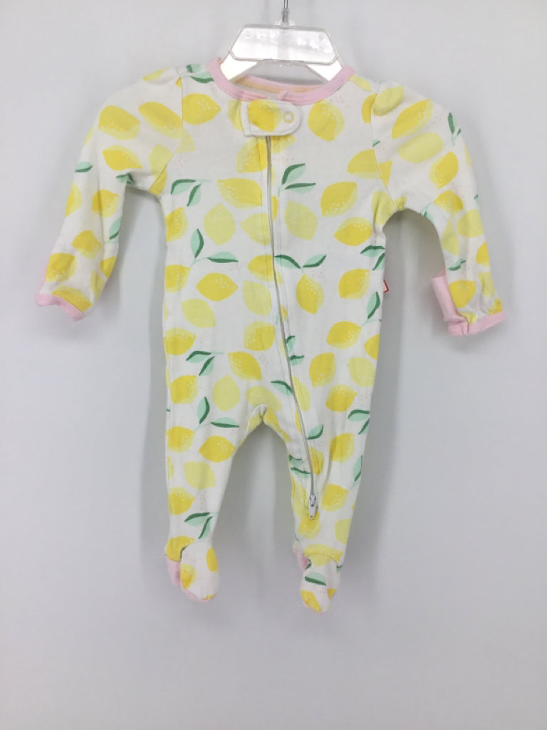 cloud island Child Size Newborn Yellow Sleepers
