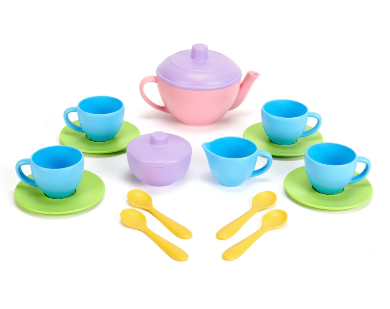 Green Toys - Tea Set (Pink)