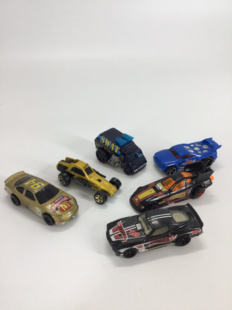 Hot Wheels Cars - 6pcs