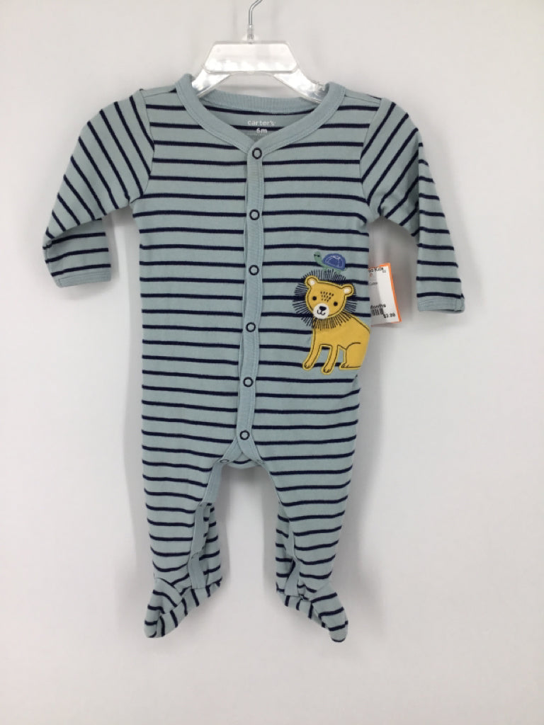 Carter's Child Size 6 Months Blue Sleepers