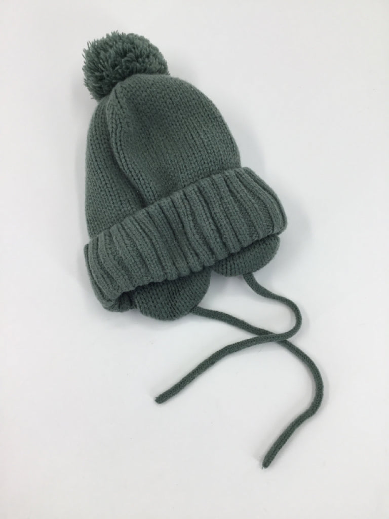 H & M Child Size 9-12 Months Green Solid Hats - boys