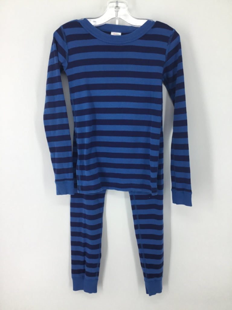 Hanna Andersson Child Size 8 Blue Stripe Pajamas - boys