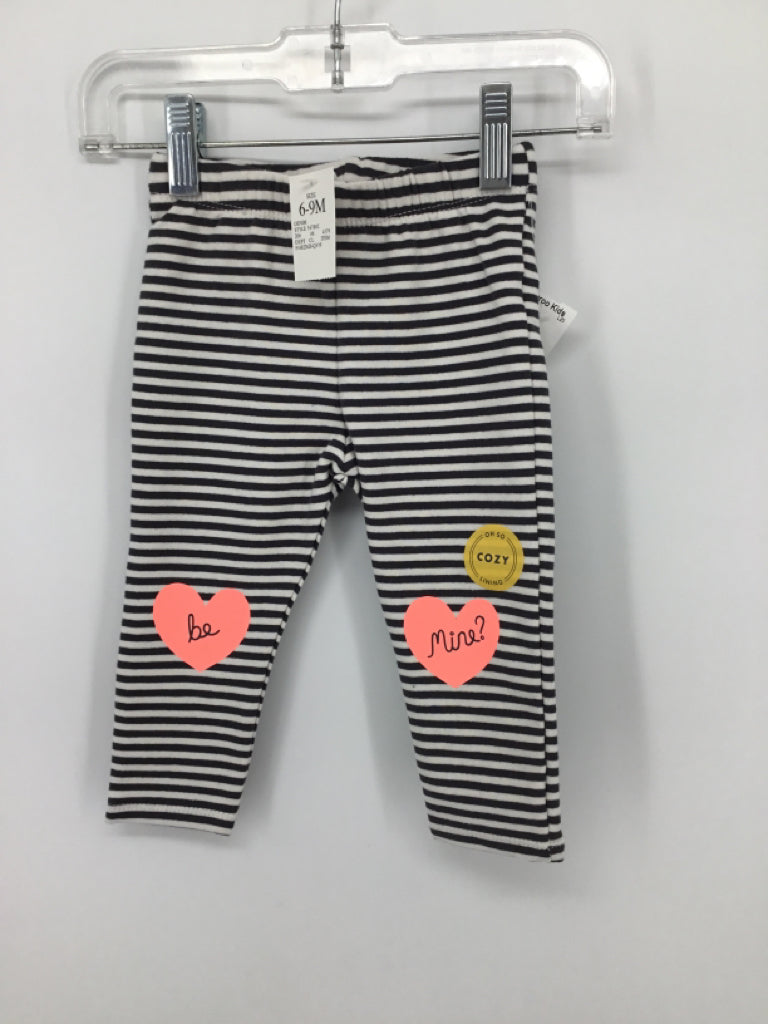 Ata-Boy Child Size 6-9 Months Gray Valentine's Day Pants